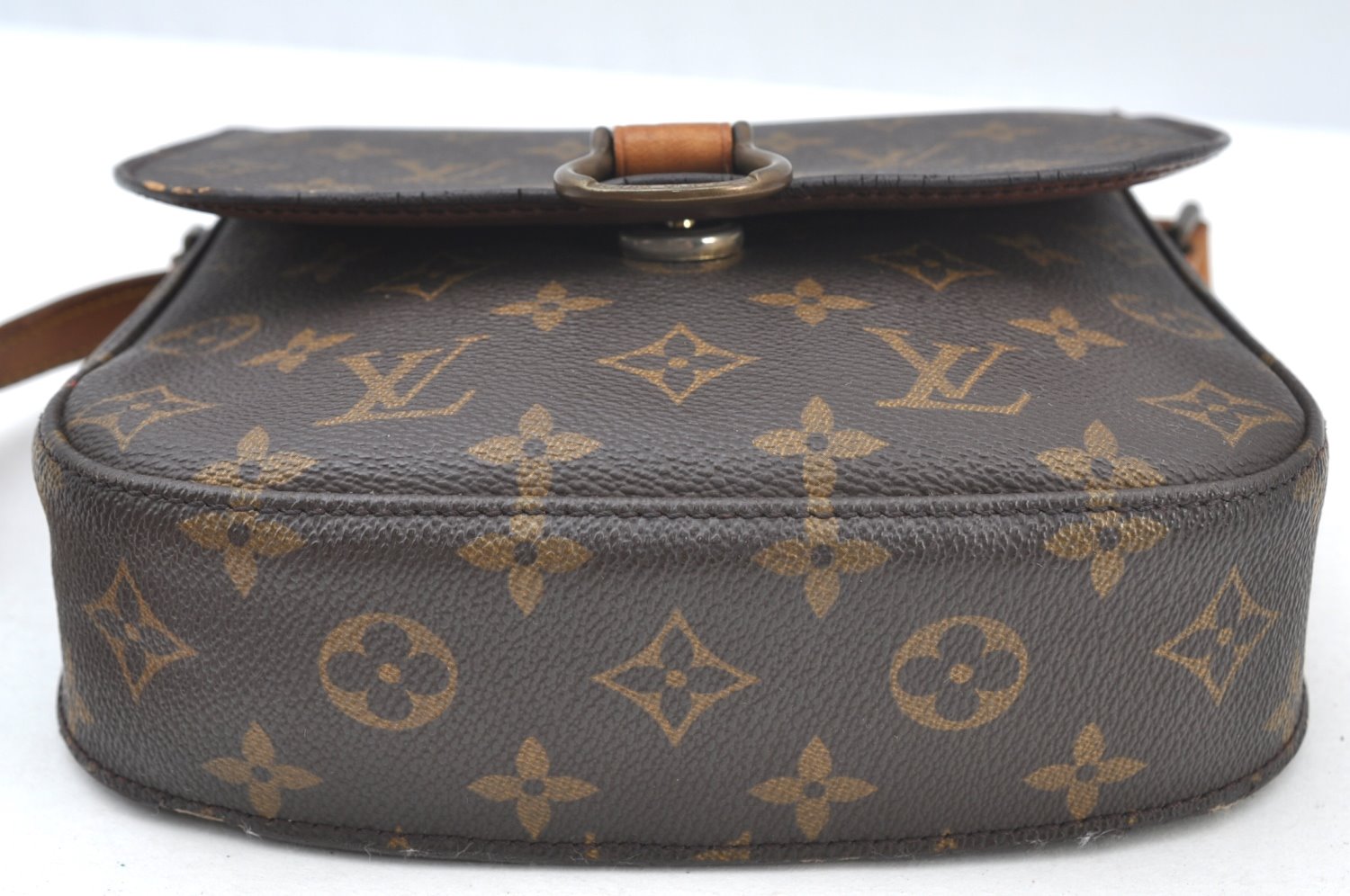 Auth Louis Vuitton Monogram Saint Cloud MM M51243 Shoulder Cross Bag Junk 2652H