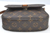 Auth Louis Vuitton Monogram Saint Cloud MM M51243 Shoulder Cross Bag Junk 2652H