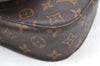 Auth Louis Vuitton Monogram Saint Cloud MM M51243 Shoulder Cross Bag Junk 2652H