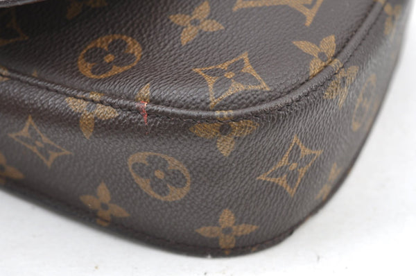 Auth Louis Vuitton Monogram Saint Cloud MM M51243 Shoulder Cross Bag Junk 2652H