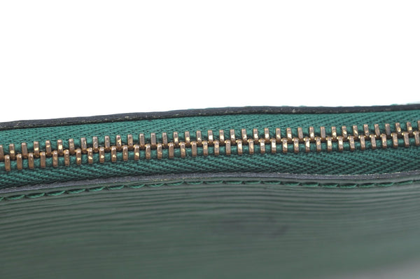 Authentic Louis Vuitton Epi Pochette Accessoires Pouch Green M52944 Junk 2654H