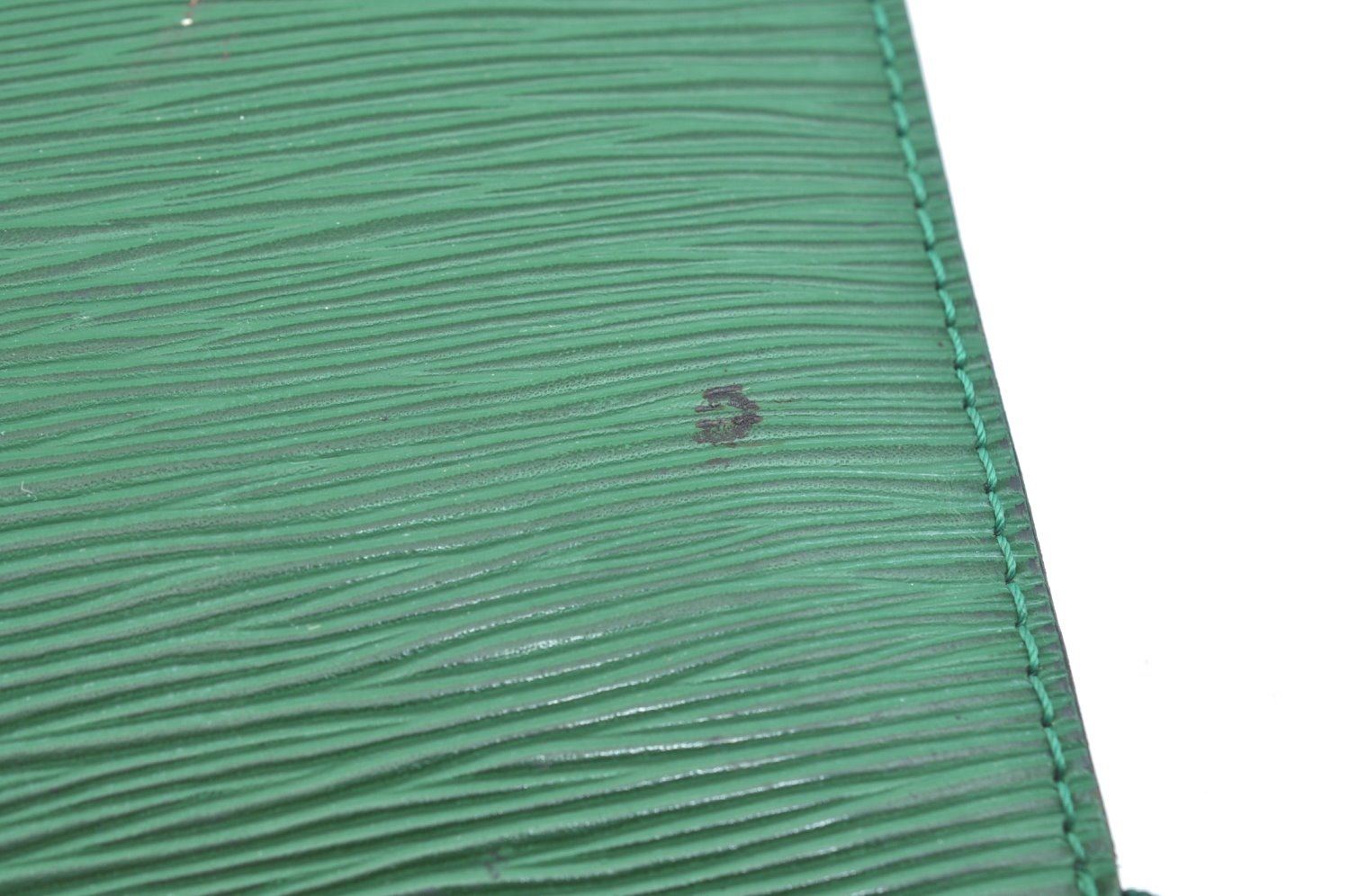 Authentic Louis Vuitton Epi Pochette Accessoires Pouch Green M52944 Junk 2654H