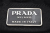 Authentic PRADA Nylon Tessuto Leather Shoulder Hand Bag Purse Black 2654J