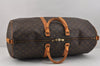 Authentic Louis Vuitton Monogram Keepall Bandouliere 55 M41414 Boston Bag 2654K