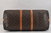 Authentic Louis Vuitton Monogram Keepall Bandouliere 55 M41414 Boston Bag 2654K