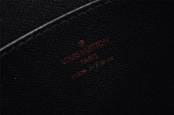 Authentic Louis Vuitton Epi Pochette Homme Clutch Hand Bag Black M52522 LV 2655I