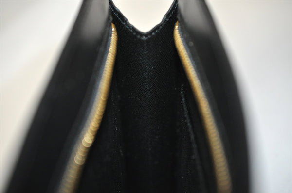 Authentic Louis Vuitton Epi Pochette Homme Clutch Hand Bag Black M52522 LV 2655I