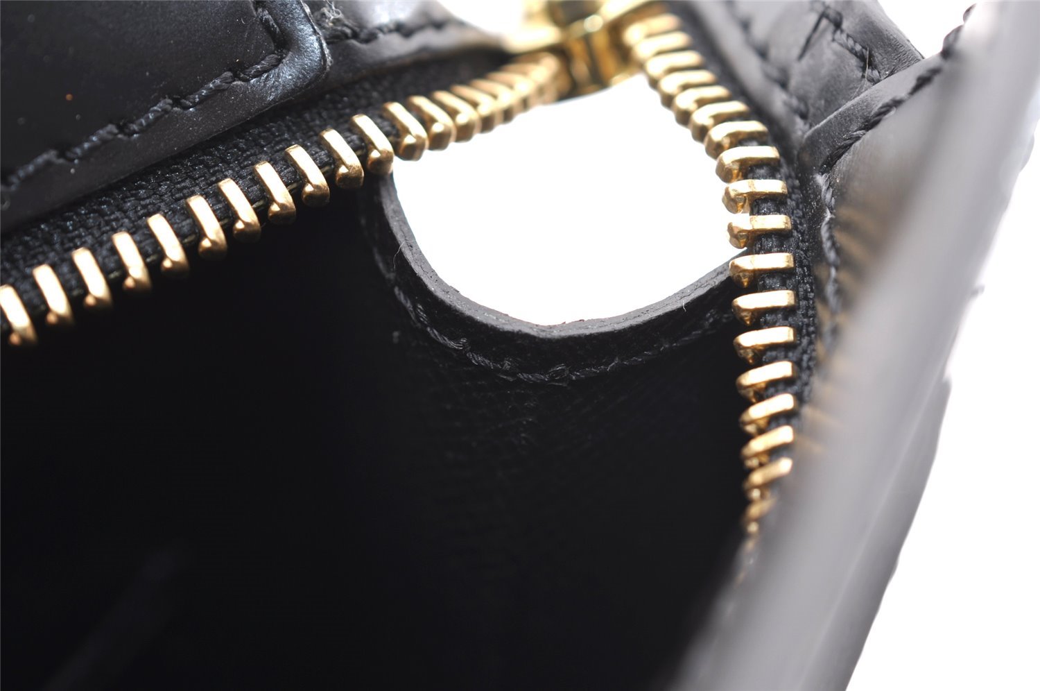 Authentic Louis Vuitton Epi Pochette Homme Clutch Hand Bag Black M52522 LV 2655I