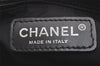 Authentic CHANEL New Travel Line Shoulder Tote Bag Nylon Leather Black 2655J