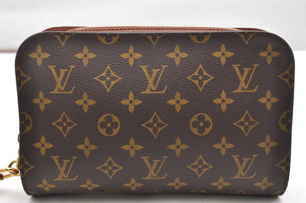 Authentic Louis Vuitton Monogram Orsay Clutch Hand Bag Purse M51790 LV 2655K