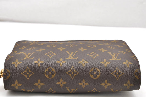 Authentic Louis Vuitton Monogram Orsay Clutch Hand Bag Purse M51790 LV 2655K