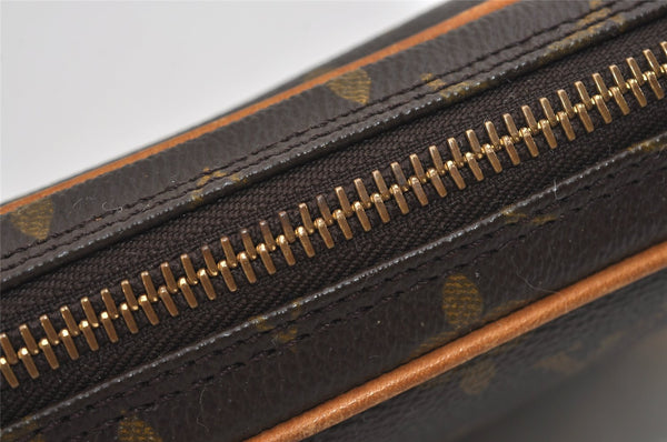 Authentic Louis Vuitton Monogram Marly Dragonne PM M51827 Clutch Hand Bag 2656I