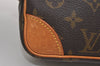 Authentic Louis Vuitton Monogram Marly Dragonne PM M51827 Clutch Hand Bag 2656I