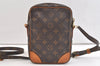 Authentic Louis Vuitton Monogram Danube Shoulder Cross Bag M45266 Junk 2656K