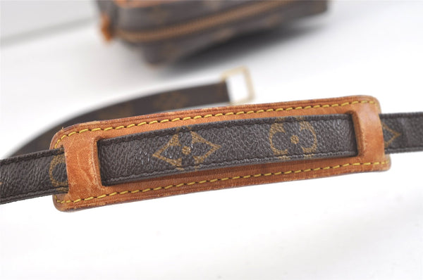 Authentic Louis Vuitton Monogram Danube Shoulder Cross Bag M45266 Junk 2656K