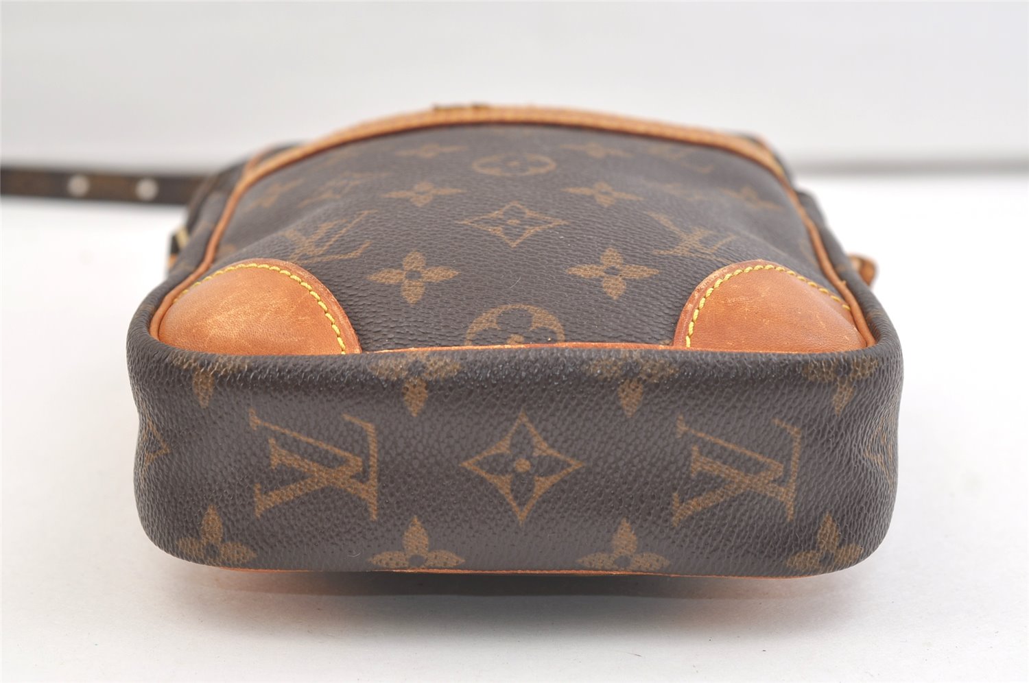 Authentic Louis Vuitton Monogram Danube Shoulder Cross Bag M45266 Junk 2656K