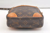 Authentic Louis Vuitton Monogram Danube Shoulder Cross Bag M45266 Junk 2656K