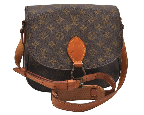 Authentic Louis Vuitton Monogram Saint Cloud GM M51242 Shoulder Cross Bag 2657J