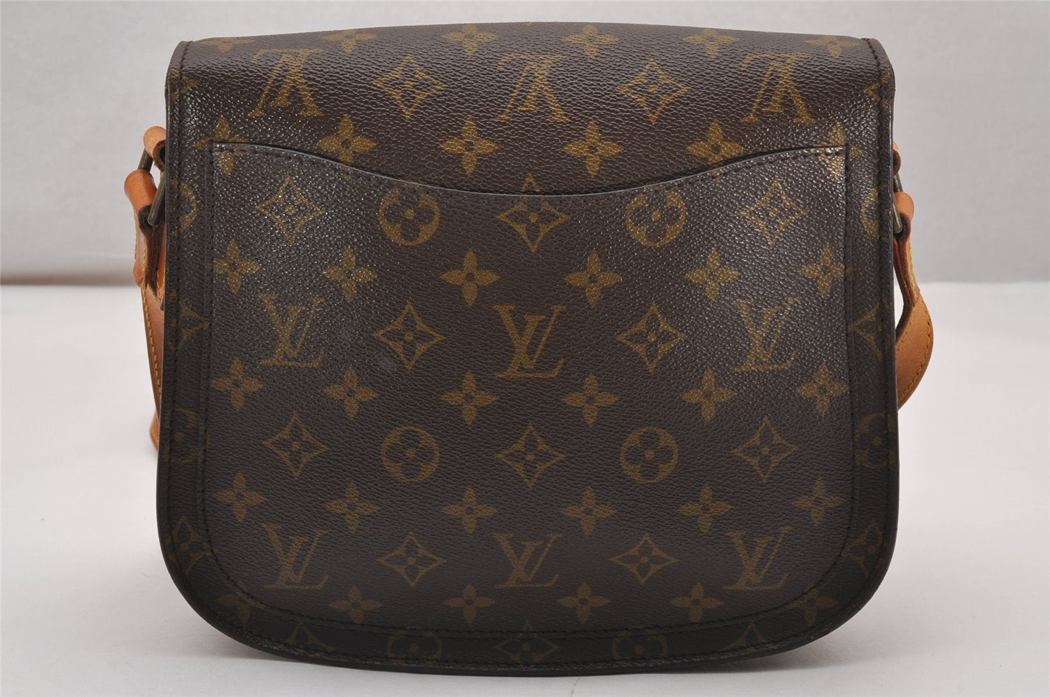 Authentic Louis Vuitton Monogram Saint Cloud GM M51242 Shoulder Cross Bag 2657J