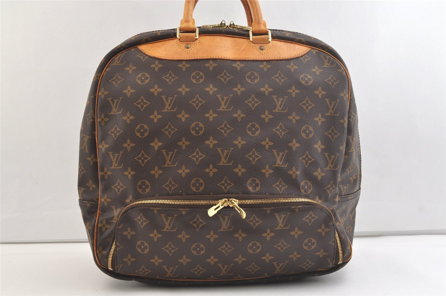 Authentic Louis Vuitton Monogram Evasion PM Boston Travel Bag M41443 LV 2657K