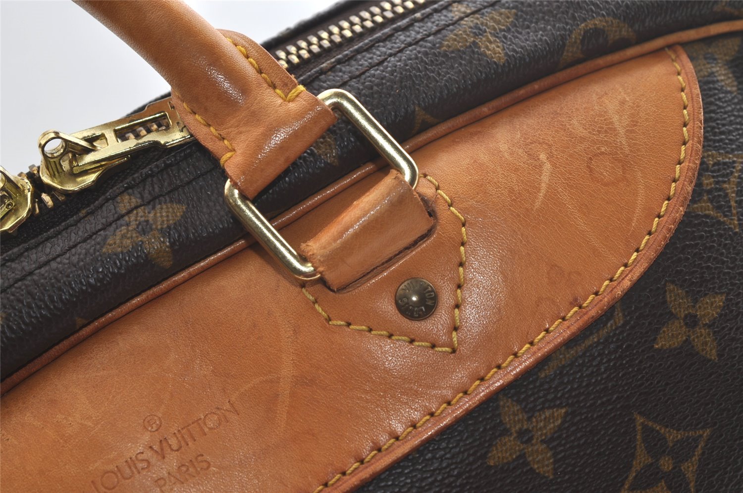 Authentic Louis Vuitton Monogram Evasion PM Boston Travel Bag M41443 LV 2657K