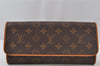 Authentic Louis Vuitton Monogram Pochette Twin GM Shoulder Bag M51852 LV 2658J