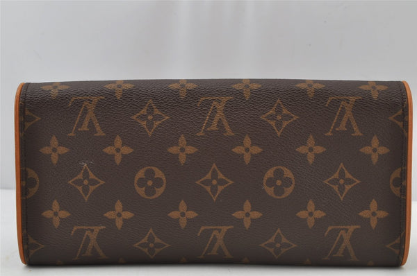 Authentic Louis Vuitton Monogram Pochette Twin GM Shoulder Bag M51852 LV 2658J