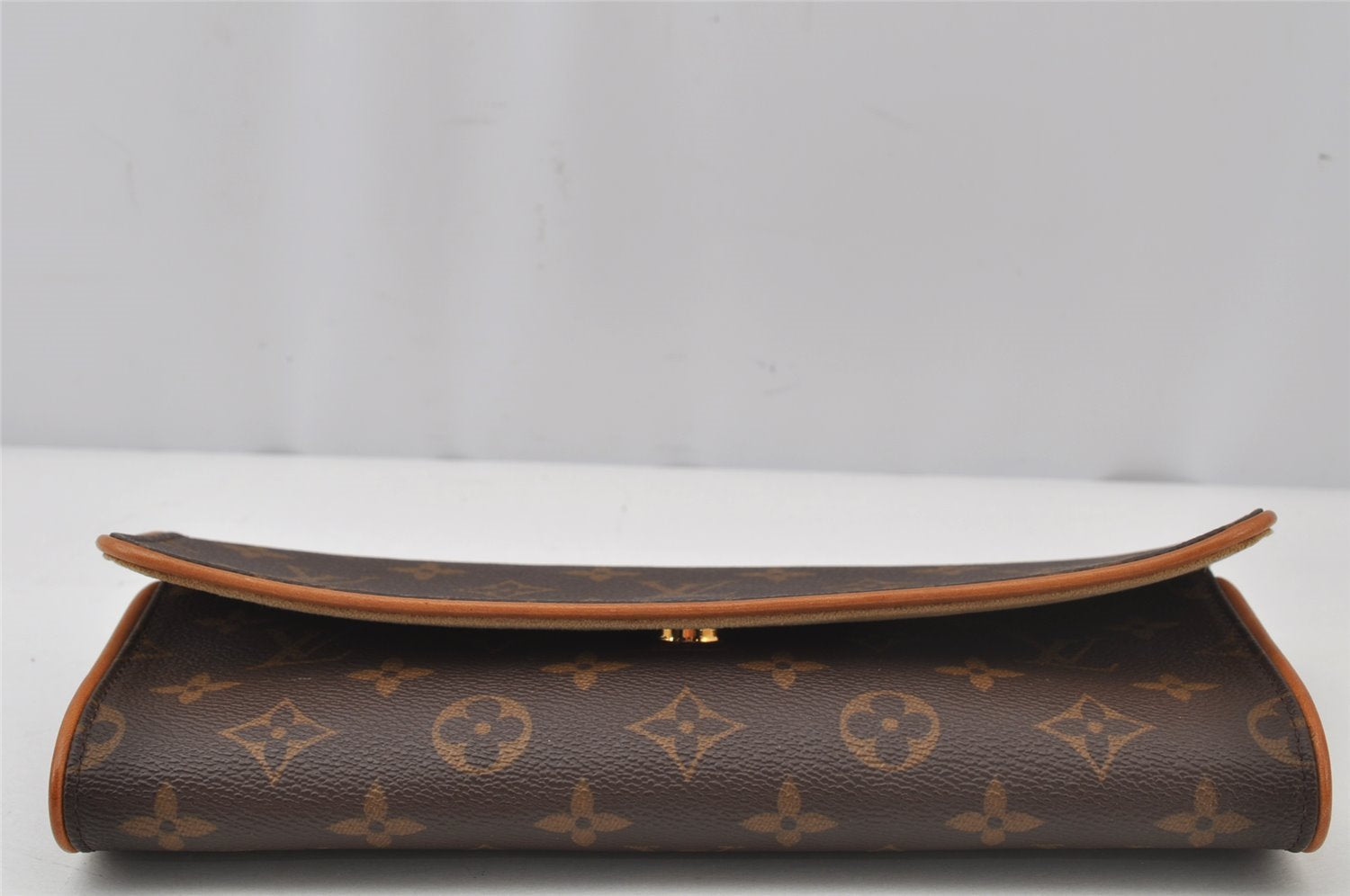 Authentic Louis Vuitton Monogram Pochette Twin GM Shoulder Bag M51852 LV 2658J