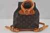 Authentic Louis Vuitton Monogram Montsouris PM Backpack M51137 LV Junk 2658K