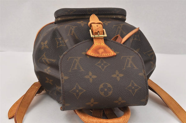 Authentic Louis Vuitton Monogram Montsouris PM Backpack M51137 LV Junk 2658K