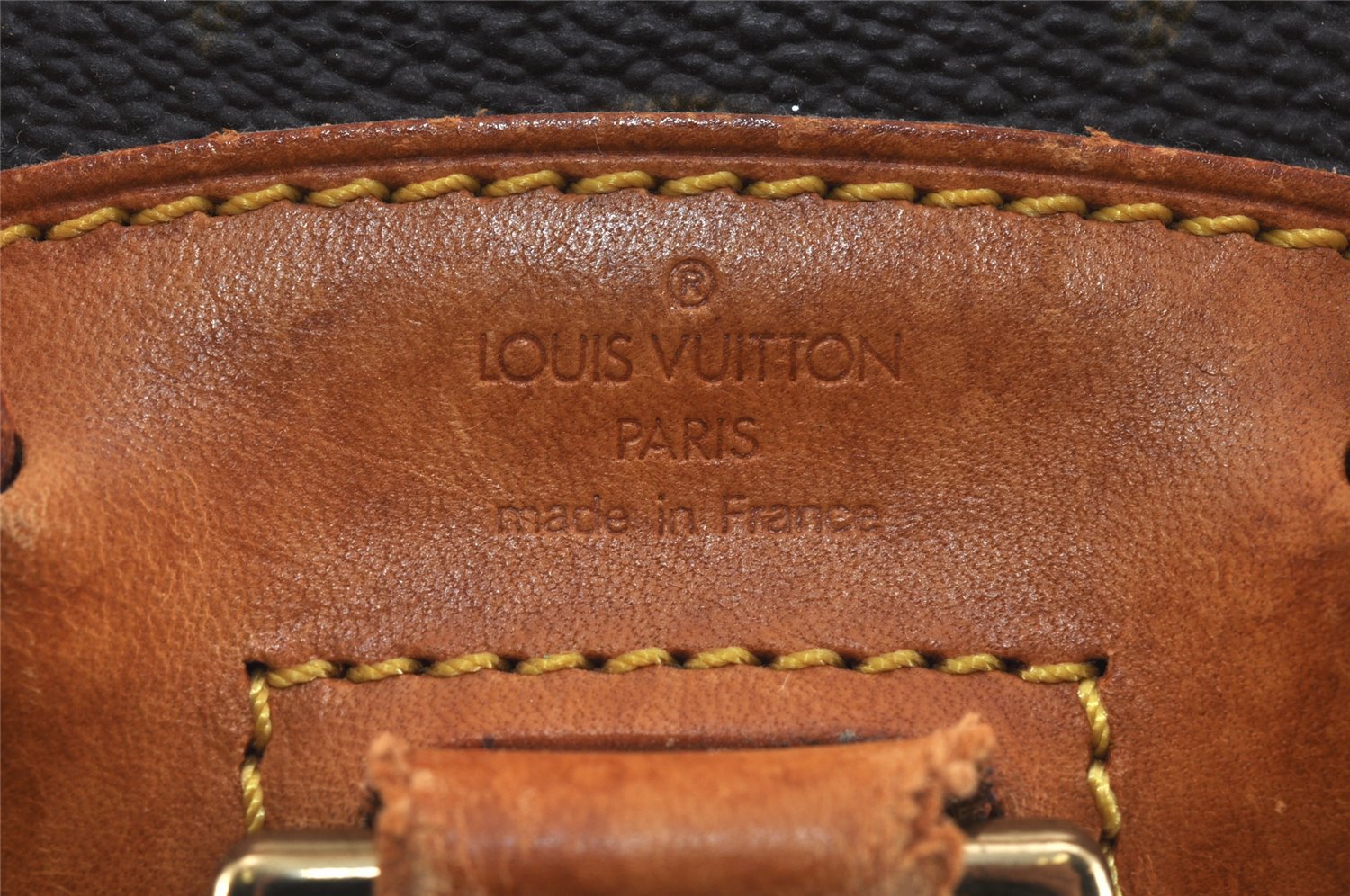 Authentic Louis Vuitton Monogram Montsouris PM Backpack M51137 LV Junk 2658K