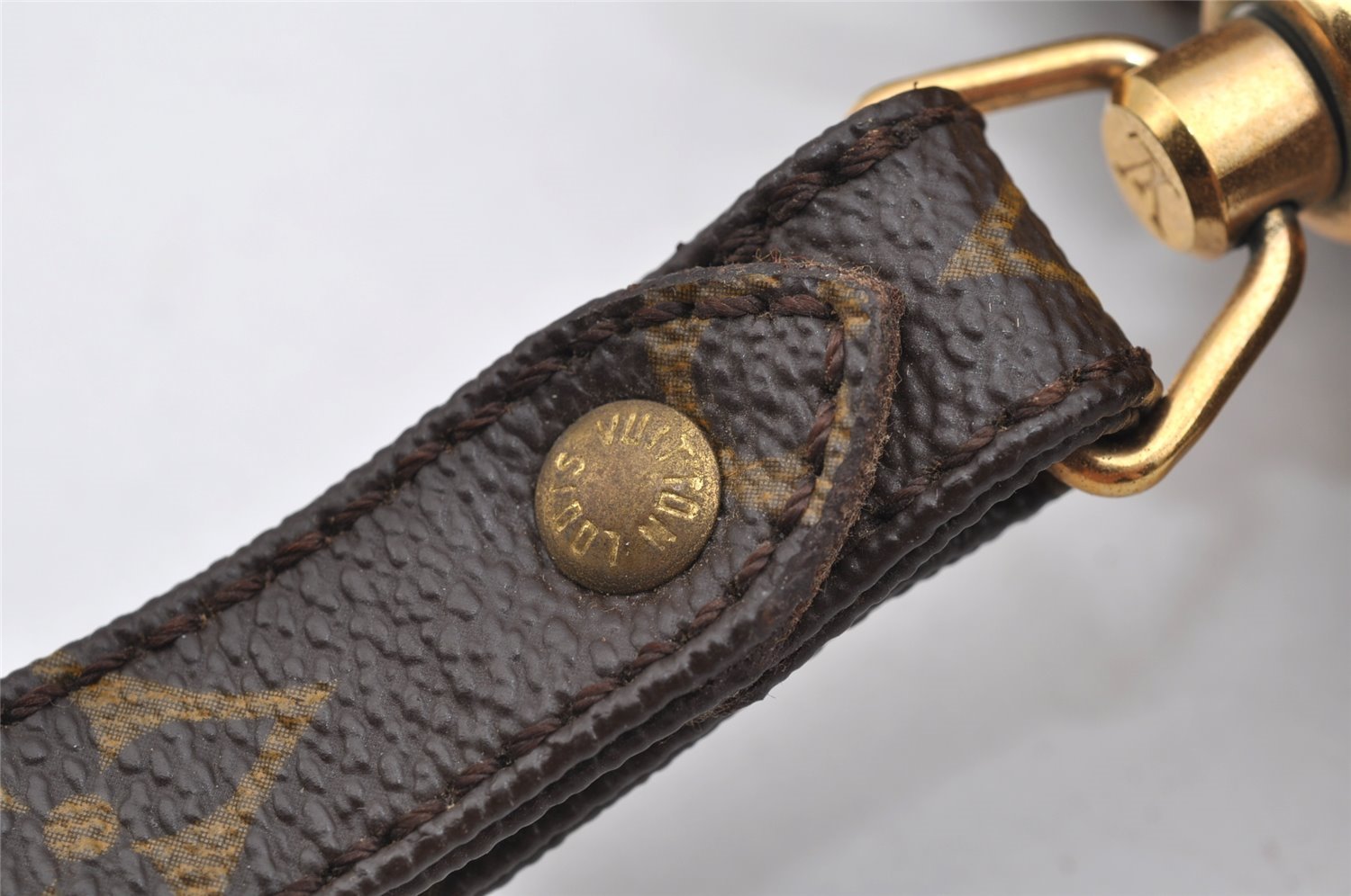 Authentic Louis Vuitton Monogram Marly Dragonne PM M51827 Clutch Hand Bag 2659I