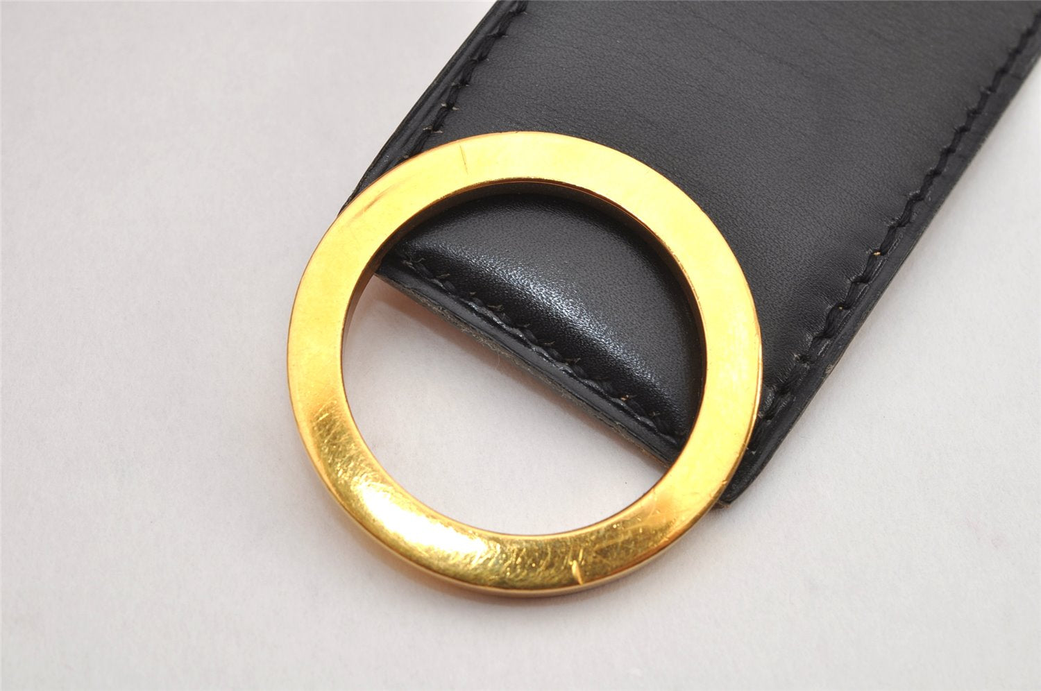 Authentic HERMES Vintage Leather Belt Size 24.6-26.6