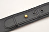 Authentic HERMES Vintage Leather Belt Size 24.6-26.6" Black Brown 2660K