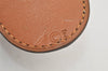 Authentic HERMES Vintage Leather Belt Size 24.6-26.6" Black Brown 2660K
