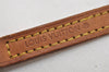 Authentic Louis Vuitton Leather Shoulder Strap Beige 47.2" LV 2661J