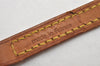 Authentic Louis Vuitton Leather Shoulder Strap Beige 47.2" LV 2661J