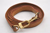 Authentic Louis Vuitton Leather Shoulder Strap Beige 47.2" LV 2661J