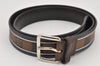 Authentic Louis Vuitton Damier Belt Ceinture Sidney 90cm 35.4" M9769 LV 2661K