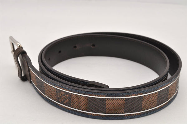 Authentic Louis Vuitton Damier Belt Ceinture Sidney 90cm 35.4" M9769 LV 2661K
