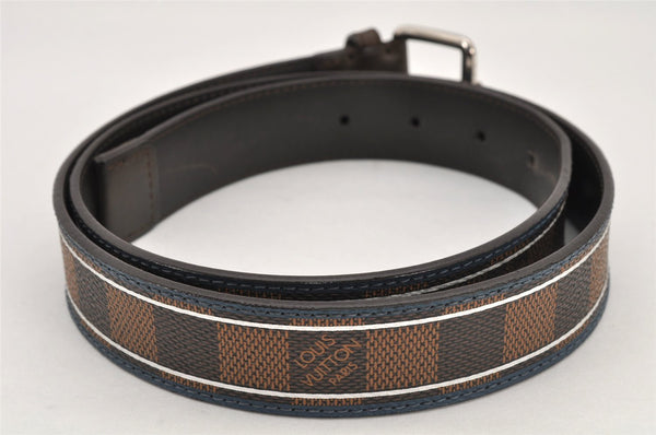 Authentic Louis Vuitton Damier Belt Ceinture Sidney 90cm 35.4" M9769 LV 2661K