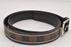 Authentic Louis Vuitton Damier Belt Ceinture Sidney 90cm 35.4" M9769 LV 2661K