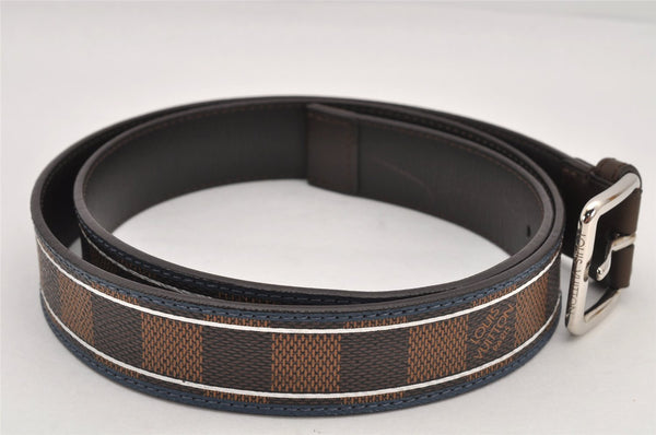 Authentic Louis Vuitton Damier Belt Ceinture Sidney 90cm 35.4" M9769 LV 2661K