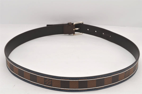 Authentic Louis Vuitton Damier Belt Ceinture Sidney 90cm 35.4" M9769 LV 2661K