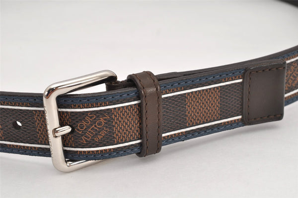 Authentic Louis Vuitton Damier Belt Ceinture Sidney 90cm 35.4" M9769 LV 2661K