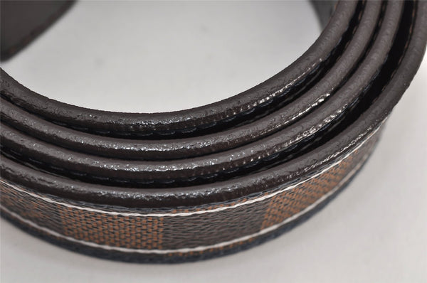Authentic Louis Vuitton Damier Belt Ceinture Sidney 90cm 35.4" M9769 LV 2661K