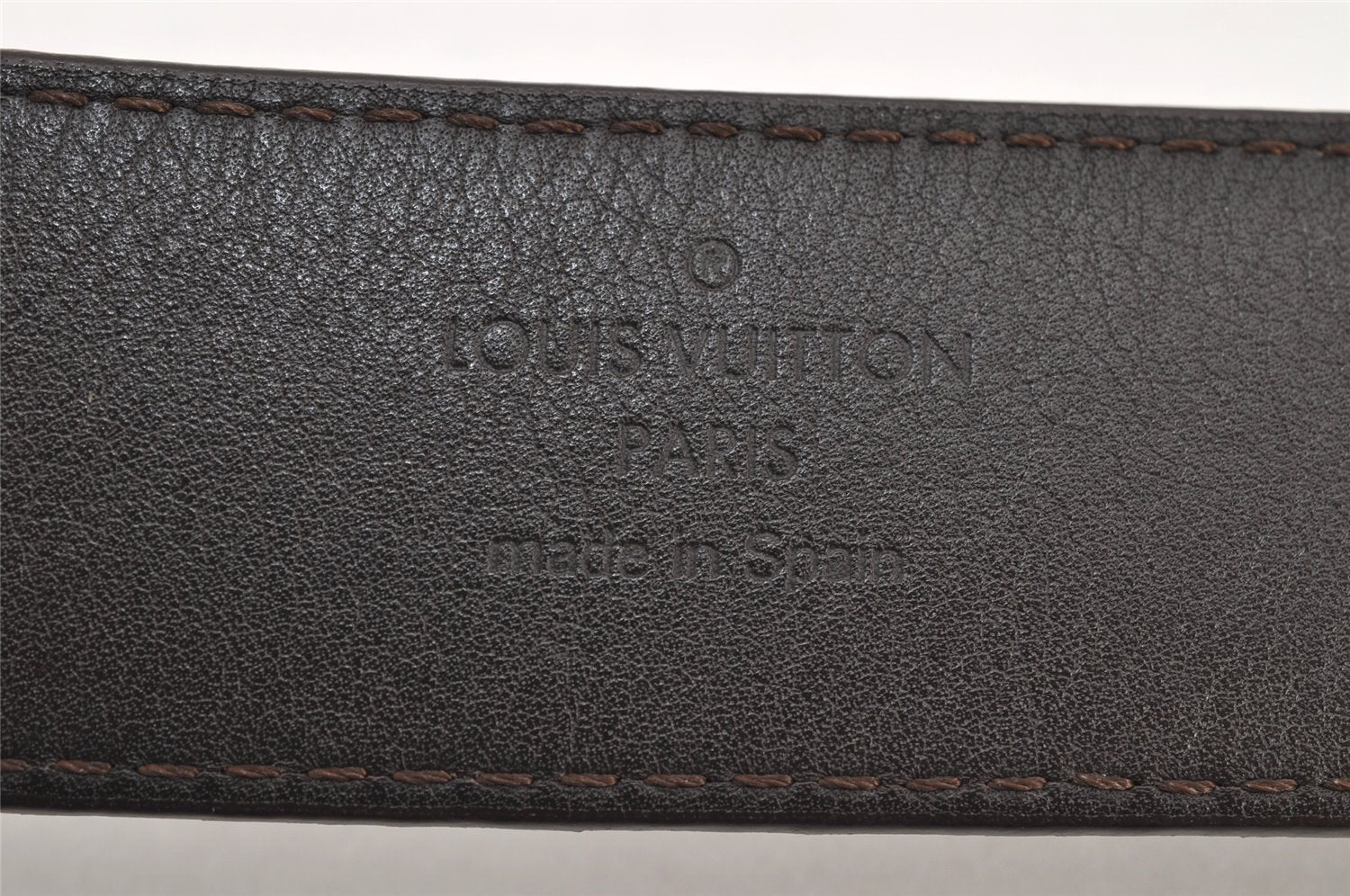 Authentic Louis Vuitton Damier Belt Ceinture Sidney 90cm 35.4