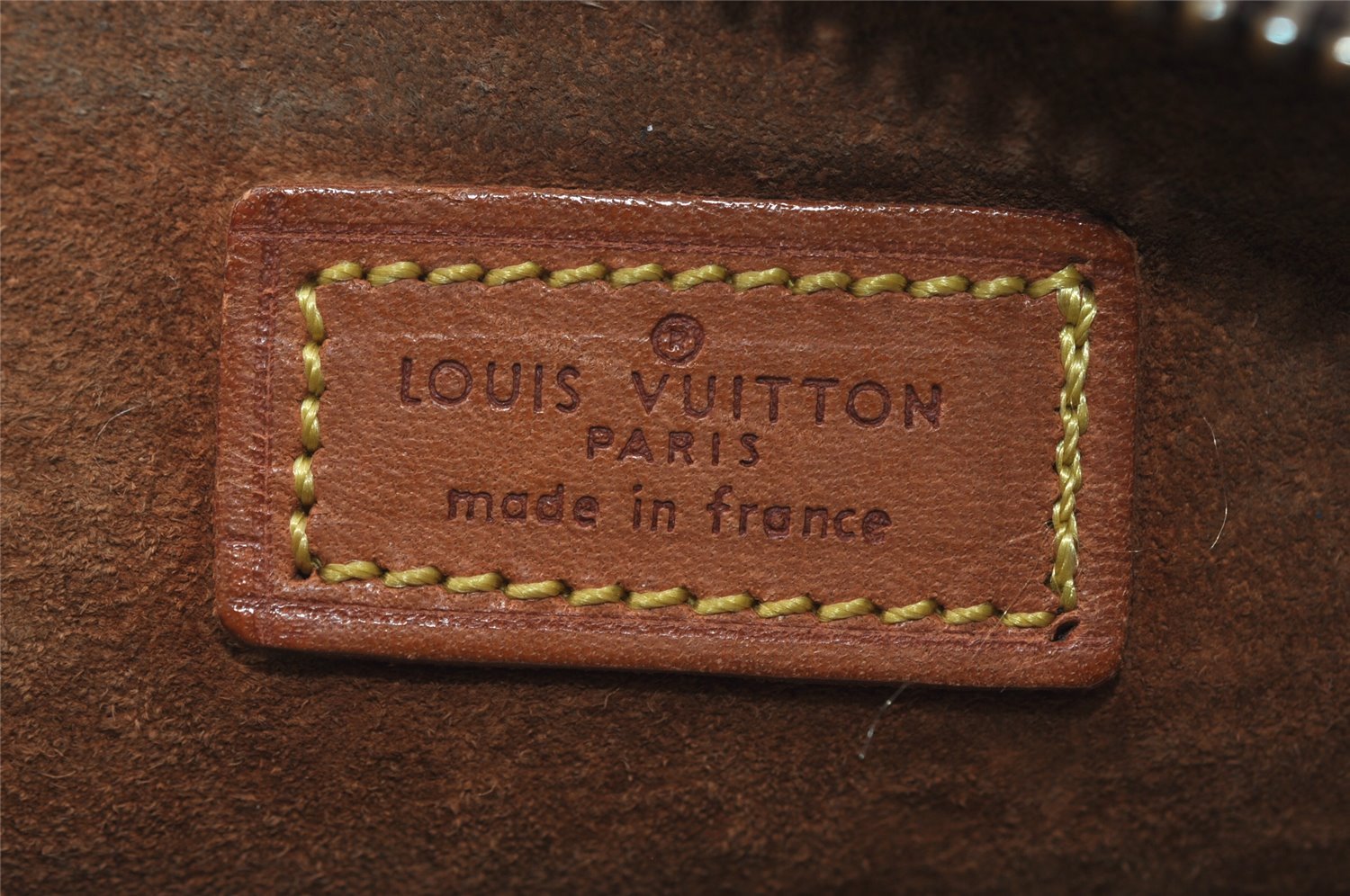 Authentic Louis Vuitton Monogram Boulogne 30 Shoulder Cross Bag Old Model 2662I