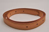 Authentic Louis Vuitton Leather Shoulder Strap For Bucket GM 31.9" Beige 2664J