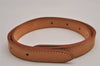 Authentic Louis Vuitton Leather Shoulder Strap For Bucket GM 31.9" Beige 2664J